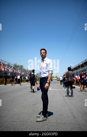 Jenson Button (GBR) Sky Sports F1 présentateur. Grand Prix du Canada, dimanche 9 juin 2019. Montréal, Canada. Banque D'Images