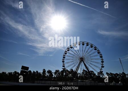 Atmosphère du circuit - roue ferris. Grand Prix d'Allemagne, jeudi 25 juillet 2019. Hockenheim, Allemagne. Banque D'Images