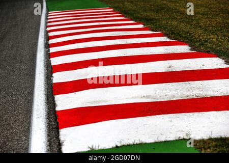 Atmosphère du circuit - détail du trottoir. Grand Prix d'Allemagne, jeudi 25 juillet 2019. Hockenheim, Allemagne. Banque D'Images