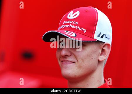 Mick Schumacher (GER) pilote de test Ferrari. Grand Prix d'Allemagne, samedi 27 juillet 2019. Hockenheim, Allemagne. Banque D'Images