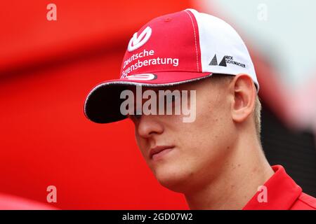 Mick Schumacher (GER) pilote de test Ferrari. Grand Prix d'Allemagne, samedi 27 juillet 2019. Hockenheim, Allemagne. Banque D'Images