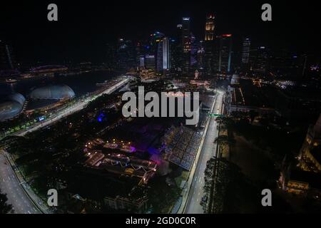 Action pittoresque. Grand Prix de Singapour, vendredi 20 septembre 2019. Marina Bay Street circuit, Singapour. Banque D'Images