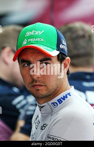 Sergio Perez (MEX) Racing point F1 Team. Grand Prix du Mexique, samedi 26 octobre 2019. Mexico, Mexique. Banque D'Images