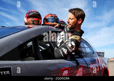 Romain Grosjean (FRA) Haas F1 Team - Haas NASCAR. Banque D'Images