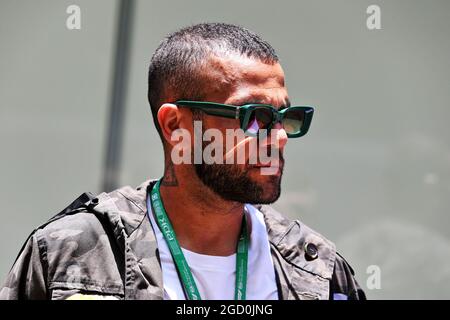 Daniel Alves (BRA) joueur de football. Grand Prix brésilien, dimanche 17 novembre 2019. Sao Paulo, Brésil. Banque D'Images