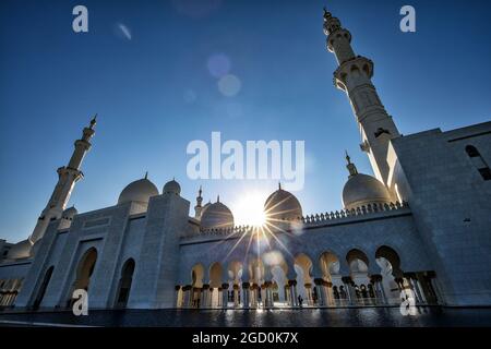 Vue panoramique d'Abu Dhabi. Grand Prix d'Abu Dhabi, jeudi 28 novembre 2019. Yas Marina circuit, Abu Dhabi, Émirats Arabes Unis. Banque D'Images