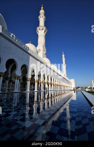 Vue panoramique d'Abu Dhabi. Grand Prix d'Abu Dhabi, jeudi 28 novembre 2019. Yas Marina circuit, Abu Dhabi, Émirats Arabes Unis. Banque D'Images
