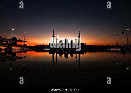 Vue panoramique d'Abu Dhabi. Grand Prix d'Abu Dhabi, jeudi 28 novembre 2019. Yas Marina circuit, Abu Dhabi, Émirats Arabes Unis. Banque D'Images
