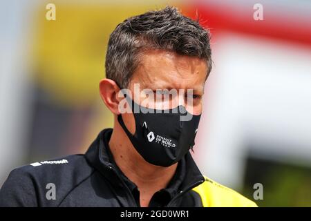 Marcin Budkowski (POL) Renault F1 Team Directeur exécutif. Grand Prix de Hongrie, samedi 18 juillet 2020. Budapest, Hongrie. Banque D'Images