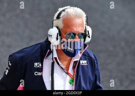 Lawrence Stroll (CDN) Racing point F1 Team investisseur. Grand Prix de Hongrie, dimanche 19 juillet 2020. Budapest, Hongrie. Banque D'Images