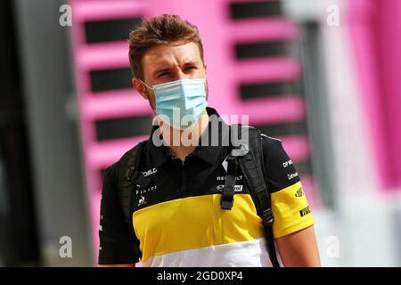 Sergueï Sirotkin (RUS) pilote de réserve de l'écurie Renault F1. Grand Prix de Grande-Bretagne, dimanche 2 août 2020. Silverstone, Angleterre. Banque D'Images