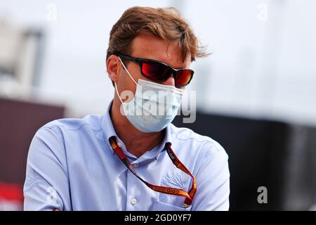 Stuart Pringle (GBR) Directeur général du circuit Silverstone. Grand Prix du 70e anniversaire, samedi 8 août 2020. Silverstone, Angleterre. Banque D'Images