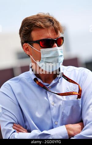 Stuart Pringle (GBR) Directeur général du circuit Silverstone. Grand Prix du 70e anniversaire, samedi 8 août 2020. Silverstone, Angleterre. Banque D'Images