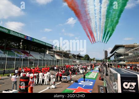 Atmosphère de la grille. Grand Prix d'Italie, dimanche 6 septembre 2020. Monza Italie. Banque D'Images