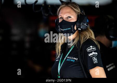 Stephanie Dattilo (Etats-Unis) Dorilton Capital Directeur juridique et Directeur général du Groupe - Williams Racing. Grand Prix de Toscane, vendredi 11 septembre 2020. Mugello Italie. Banque D'Images