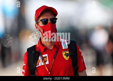 Sebastian Vettel (GER) Ferrari. Grand Prix de Toscane, dimanche 13 septembre 2020. Mugello Italie. Banque D'Images