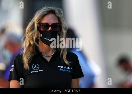 Stephanie Dattilo (Etats-Unis) Dorilton Capital Directeur juridique et avocat général du Groupe - Williams Racing Director. Grand Prix de Toscane, dimanche 13 septembre 2020. Mugello Italie. Banque D'Images