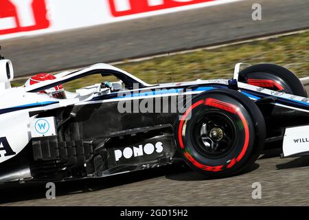 George Russell (GBR) Williams Racing FW43. Banque D'Images