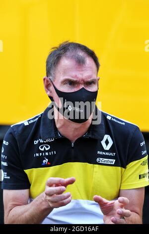 Alan Permane (GBR) Renault F1 Team Trackside Directeur des opérations. Grand Prix portugais, jeudi 22 octobre 2020. Portimao, Portugal. Banque D'Images