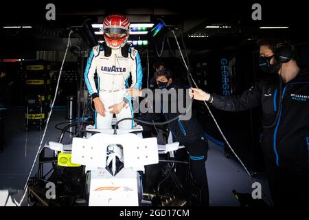 George Russell (GBR) Williams Racing FW43. Grand Prix Emilia Romagna, samedi 31 octobre 2020. Imola, Italie. Banque D'Images