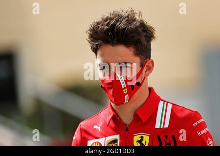 Charles Leclerc (mon) Ferrari. Test de Formule 1, samedi 13 mars 2021. Sakhir, Bahreïn. Banque D'Images