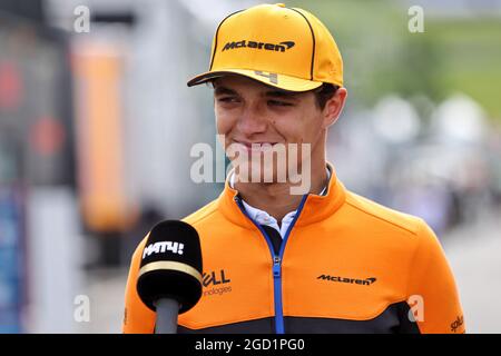 Lando Norris (GBR) McLaren. Grand Prix d'Autriche, jeudi 1er juillet 2021. Spielberg, Autriche. Banque D'Images