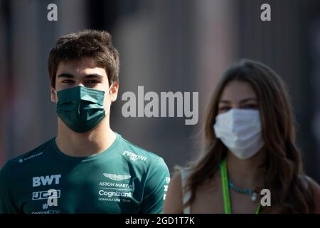 Lance Rill (CDN) Aston Martin F1 Team. Grand Prix de Grande-Bretagne, dimanche 18 juillet 2021. Silverstone, Angleterre. Banque D'Images