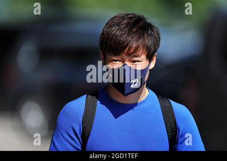 Yuki Tsunoda (JPN) AlphaTauri. Grand Prix de Hongrie, jeudi 29 juillet 2021. Budapest, Hongrie. Banque D'Images