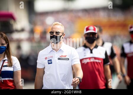 Nikita Mazepin (RUS) Haas F1 Team. Grand Prix de Hongrie, dimanche 1er août 2021. Budapest, Hongrie. Banque D'Images