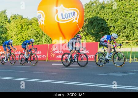 Chelm, Lubelskie, Pologne - 9 août 2021 : 78e Tour de Bologne, course cycliste Banque D'Images