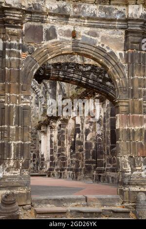 Ruines D'Iglesia La Marinera À San Blas, Nayarit, Mexique. Banque D'Images