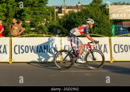 Chelm, Lubelskie, Pologne - 9 août 2021 : 78e Tour de Bologne, Mullen Ryan Banque D'Images