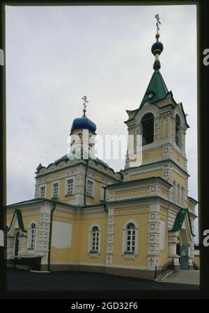 Église de l'intercession, (1914), vue nord-ouest, Ussuriisk, Russie; 2000 Banque D'Images