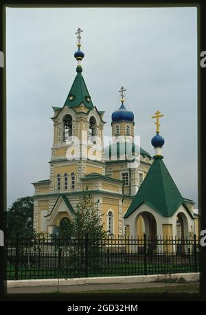 Église de l'intercession, (1914), vue sud-ouest, Ussuriisk, Russie; 2000 Banque D'Images