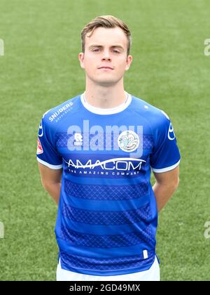 DEN Bosch, PAYS-BAS - AOÛT 10 : Linus Zimmer du FC Den Bosch lors d'une séance photo du FC Den Bosch au Stadion de Vliert le 10 août 2021 à Den Bosch, pays-Bas (photo de René Nijhuis/Orange Pictures) Banque D'Images