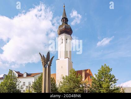 Géographie / Voyage, Allemagne, Bavière, Erding, Frauenkircherl (petite église de notre-Dame), DROITS-SUPPLÉMENTAIRES-AUTORISATION-INFO-NON-DISPONIBLE Banque D'Images