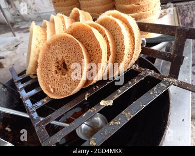 Rajasthani ghevar, jaipur, rajasthan, Inde Banque D'Images