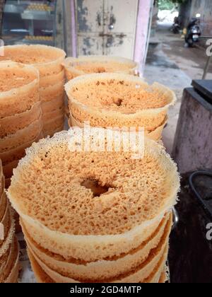 Rajasthani ghevar, jaipur, rajasthan, Inde Banque D'Images