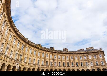 L'hôtel Buxton Crescent, récemment ouvert en tant qu'hôtel 5 étoiles après une rénovation complète. Géré par Ensana Hotels Banque D'Images