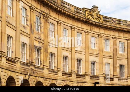 L'hôtel Buxton Crescent, récemment ouvert en tant qu'hôtel 5 étoiles après une rénovation complète. Géré par Ensana Hotels Banque D'Images