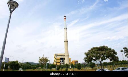 Centrale thermique Foix à Cubelles à Barcelone, Catalogne, Espagne, Europe Banque D'Images