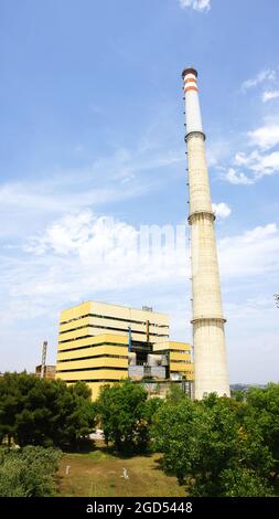 Centrale thermique Foix à Cubelles à Barcelone, Catalogne, Espagne, Europe Banque D'Images