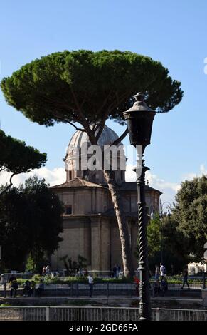 Chiesa Santi Luca e Martina martiri - Rome, Italie Banque D'Images