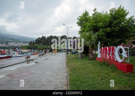 Gerze est une ville et un district de la province de Sinop dans la région de la mer Noire en Turquie. La date de visite est 17 jıly 2021. Banque D'Images