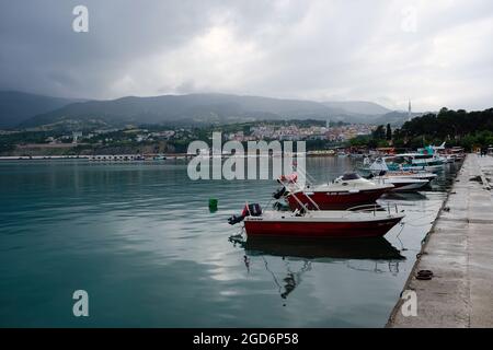 Gerze est une ville et un district de la province de Sinop dans la région de la mer Noire en Turquie. La date de visite est 17 jıly 2021. Banque D'Images