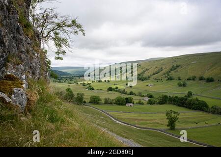 Upper Wharfedale, Kettlewell, North Yorkshire, Yorkshire Dales National Park, Angleterre, Royaume-Uni Banque D'Images