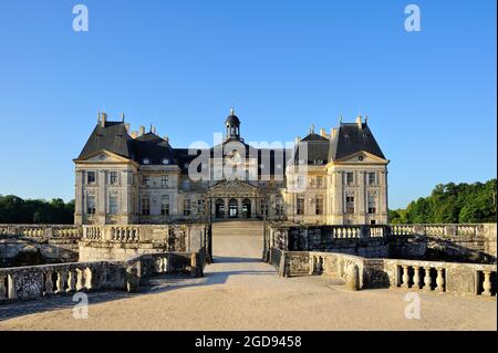 FRANCE, SEINE-ET-MARNE (77) CHÂTEAU DE VAUX-LE-VICOMTE Banque D'Images