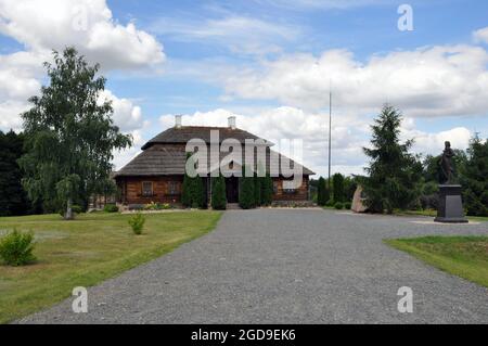 Musée-domaine commémoratif de Tadeusz Kosciuszko, héros national des États-Unis, Pologne, Bélarus, citoyen honoraire de la France. Banque D'Images