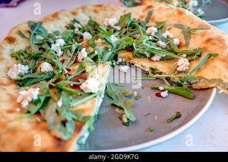 Khinkali et Khachapuri, alimentation traditionnelle géorgienne à Tbilissi Banque D'Images