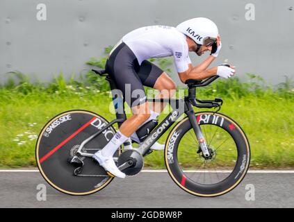 Japon, course olympique de vélo sur route 2021 Banque D'Images